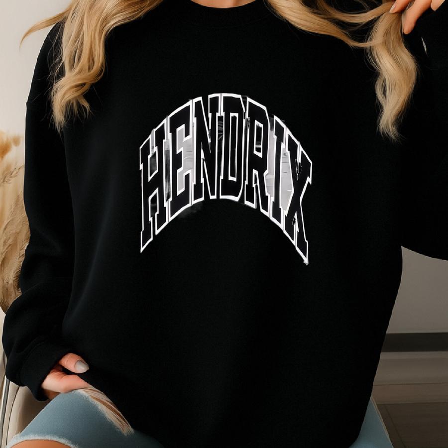 Vintage Hendrix College Crewneck Sweatshirt Print Logo Grey Color Men’s M Sweatshirt