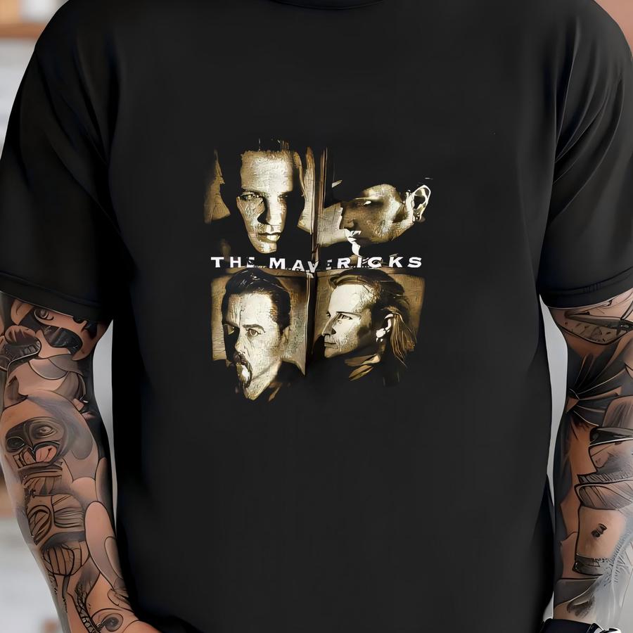 1995 The Mavericks Tour Hoodie Sz L (a2020) T-shirt