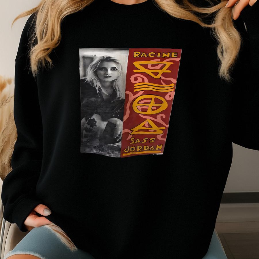 90s Sass T-shirt Sz L (a5925) Sweatshirt