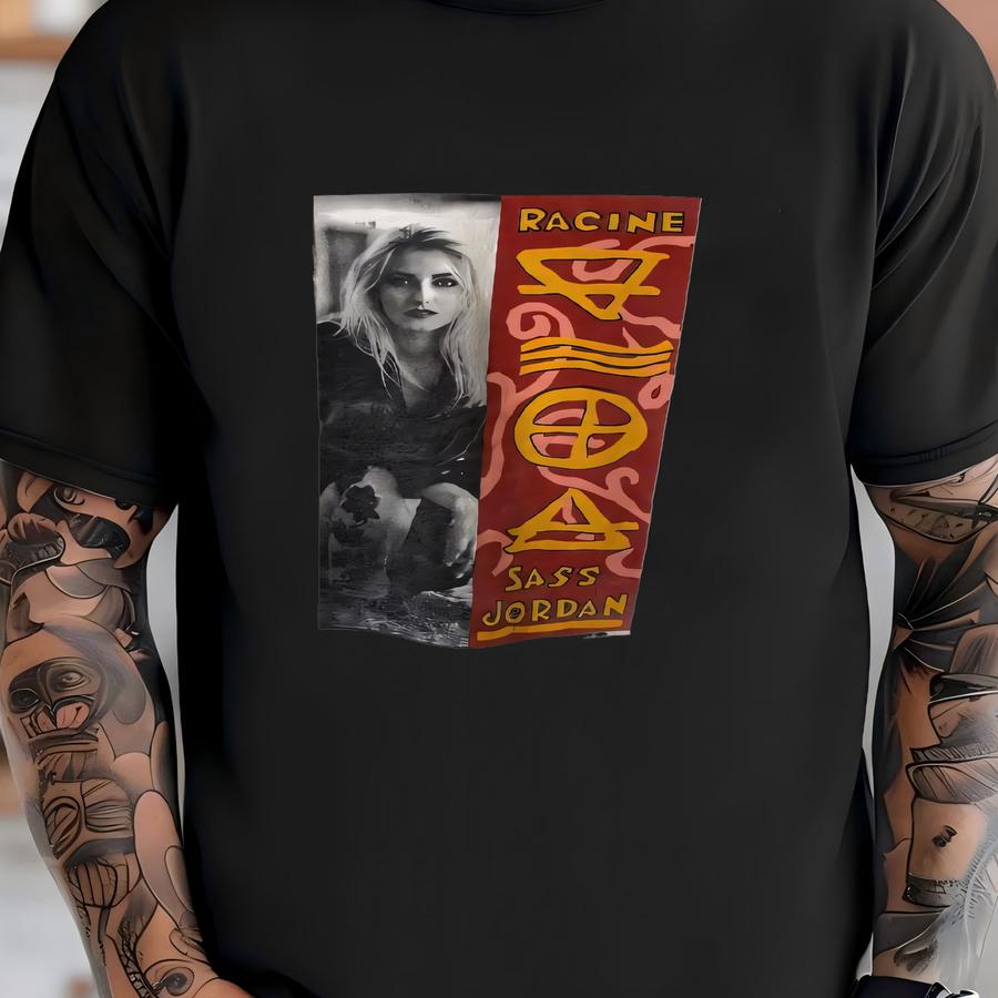 90s Sass Hoodie Sz L (a5925) T-shirt