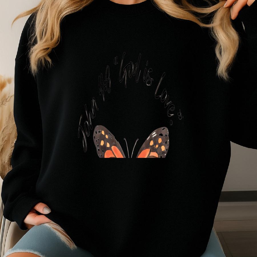 Religious Shirt, Jesus Shirt, God Is Love Christian Shirt, Faith Shirt, Bible Verse Shirt, Faith Hoodie Sweatshirt