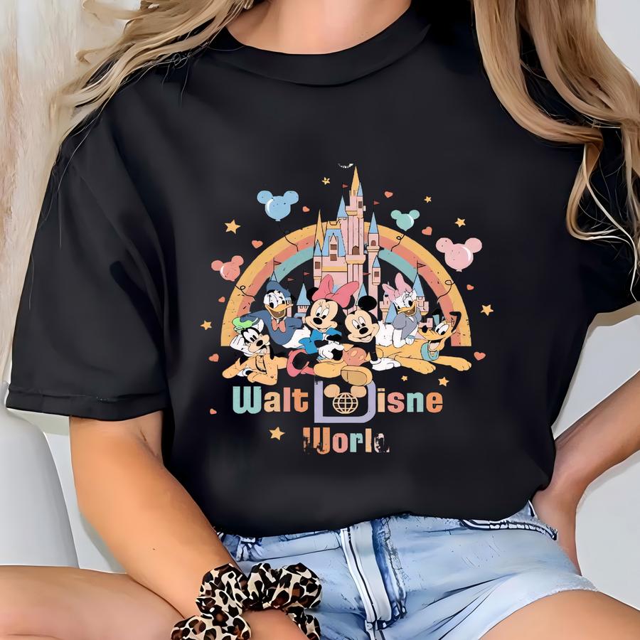 Walt World Sweatshirt, Retro World Sweatshirt, And Friends Sweatshirt, Family Trip Shirt, Magic Kingdom Sweater T-shirt