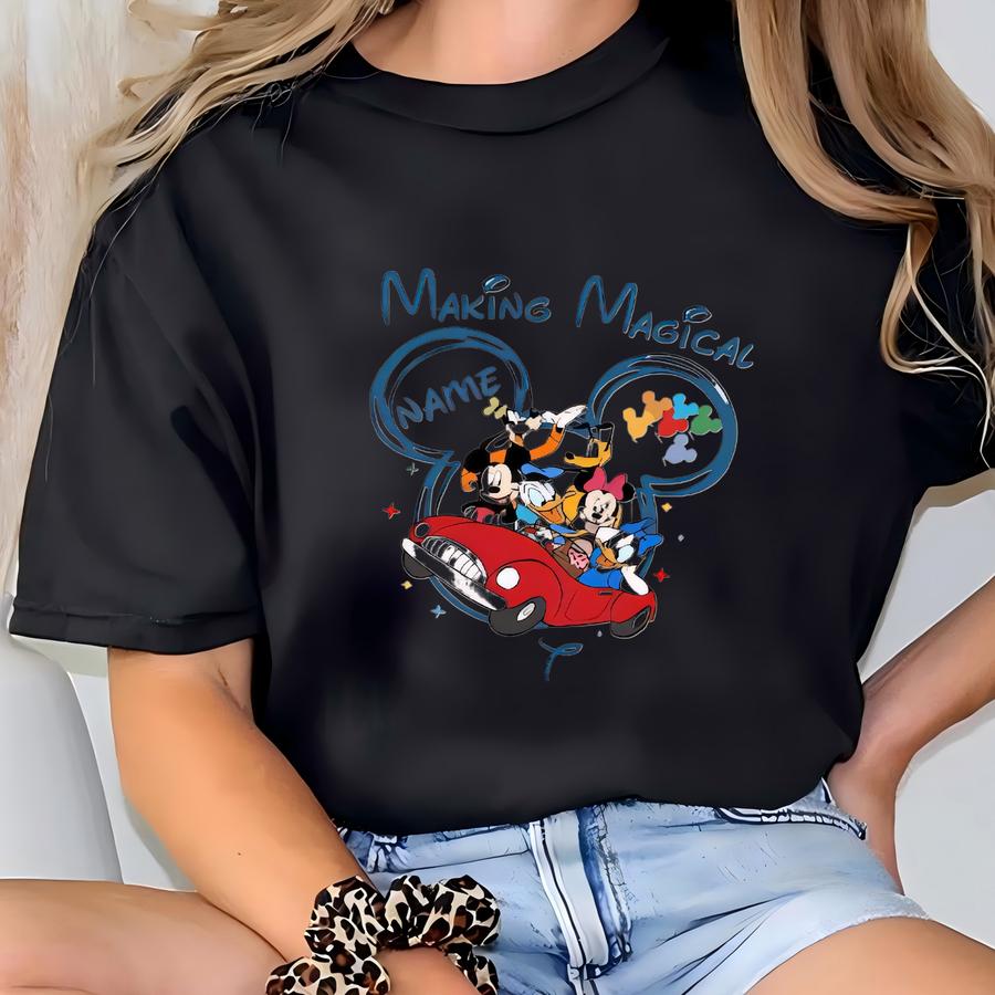 Custom Making Magical Memories Together Shirt, Matching Sweatshirt, Family Matching Shirts, Magical Castle Family Sweatshirt T-shirt