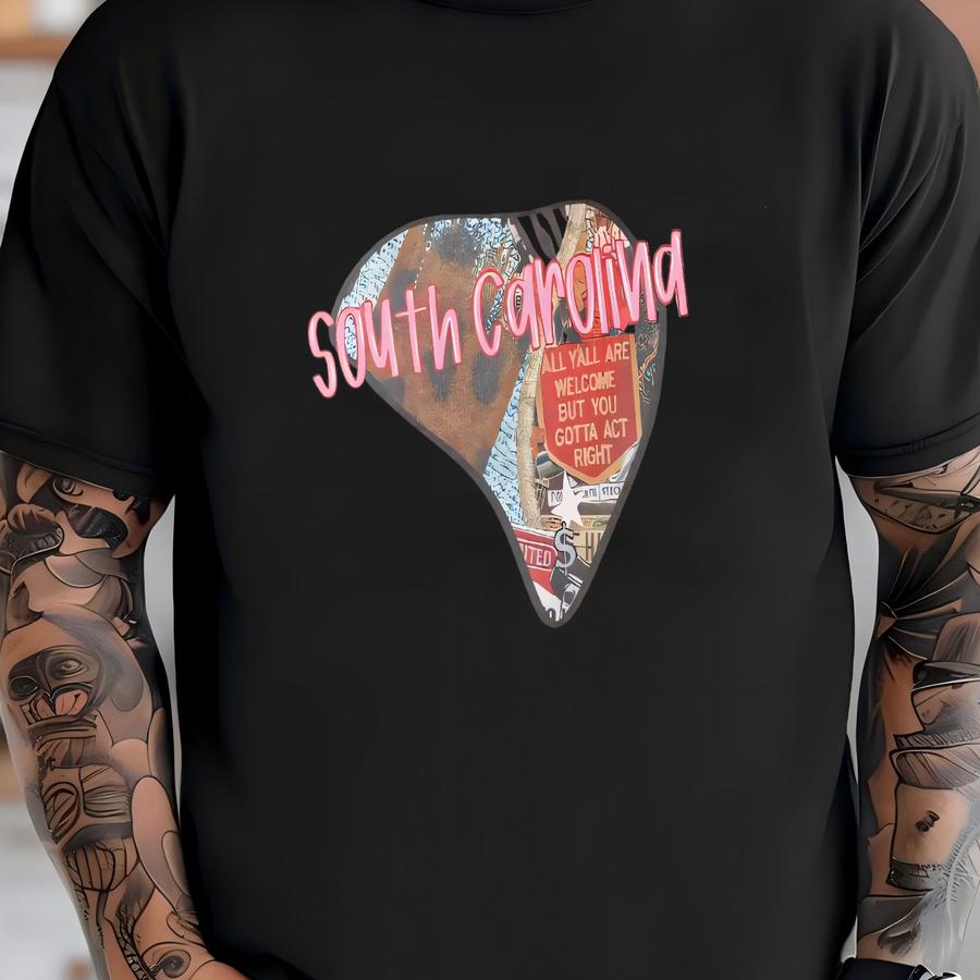 All Y'all Are Welcome (south Carolina) Crewneck Sweatshirt T-shirt