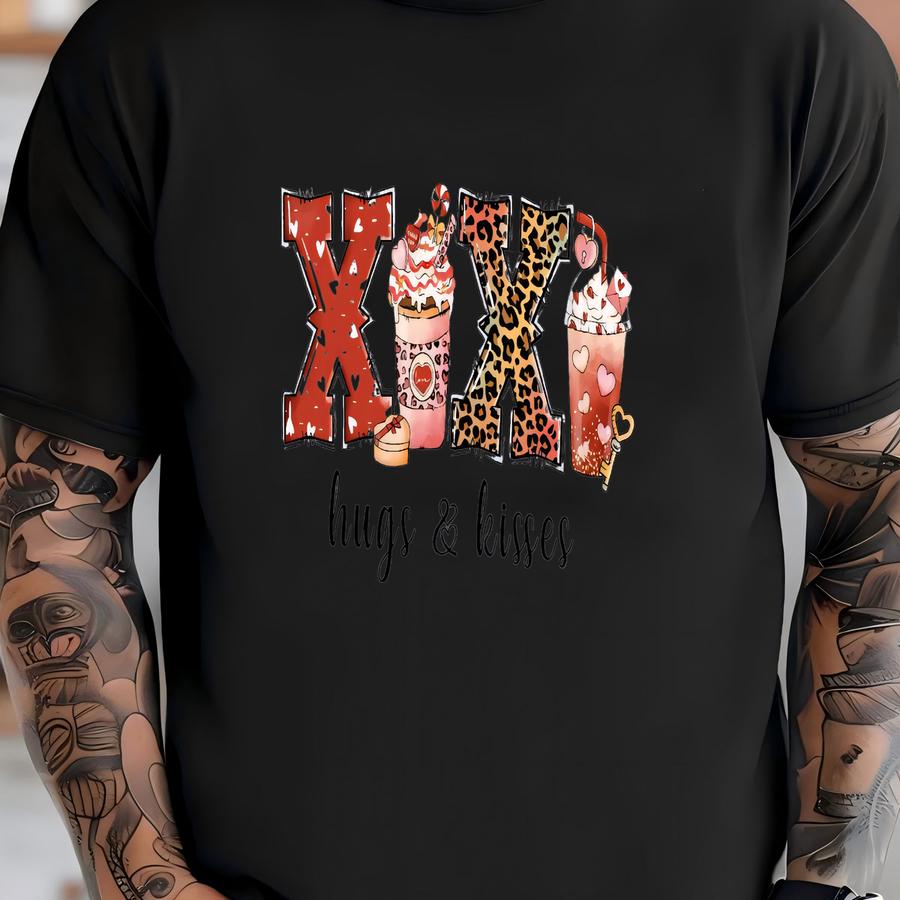 Xoxo Valentine Day Shirt, Hugs And Kisses Graphic Hoodie, Boho Sleeve Minimalist Design Sweatshirt, Valentine Day Heart Hoodie Shirt Xoxo Valentine Day Shirt, Hugs And Kisses Graphic Hoodie, Boho Sleeve Minimalist Design Sweatshirt, Valentine Day Heart Hoodie Shirt