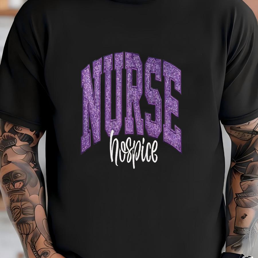 Hospice Nurse Sweatshirt, Nursing Sweatshirt, Palliative Care, Nursing Gift, Lvn, , Custom, Homemade, Made To Order T-shirt