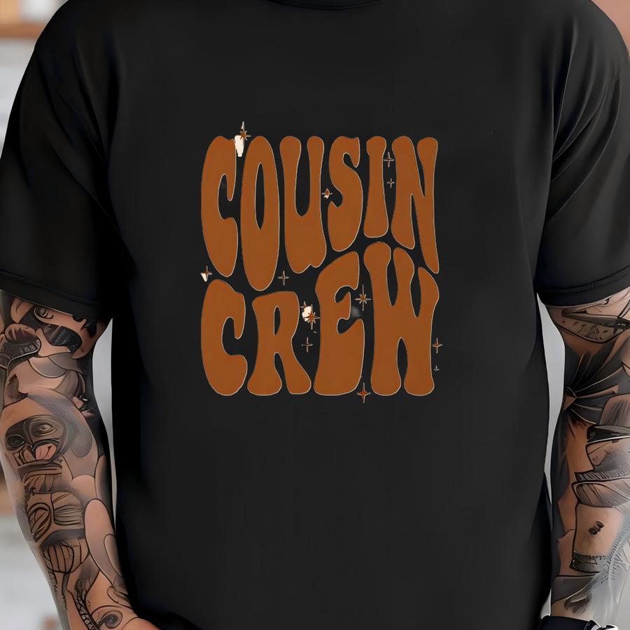 Boho Cousin Crew Toddler Shirt - Retro Kids Natural Shirt - Cute Cousin Natural Toddler Tee T-shirt