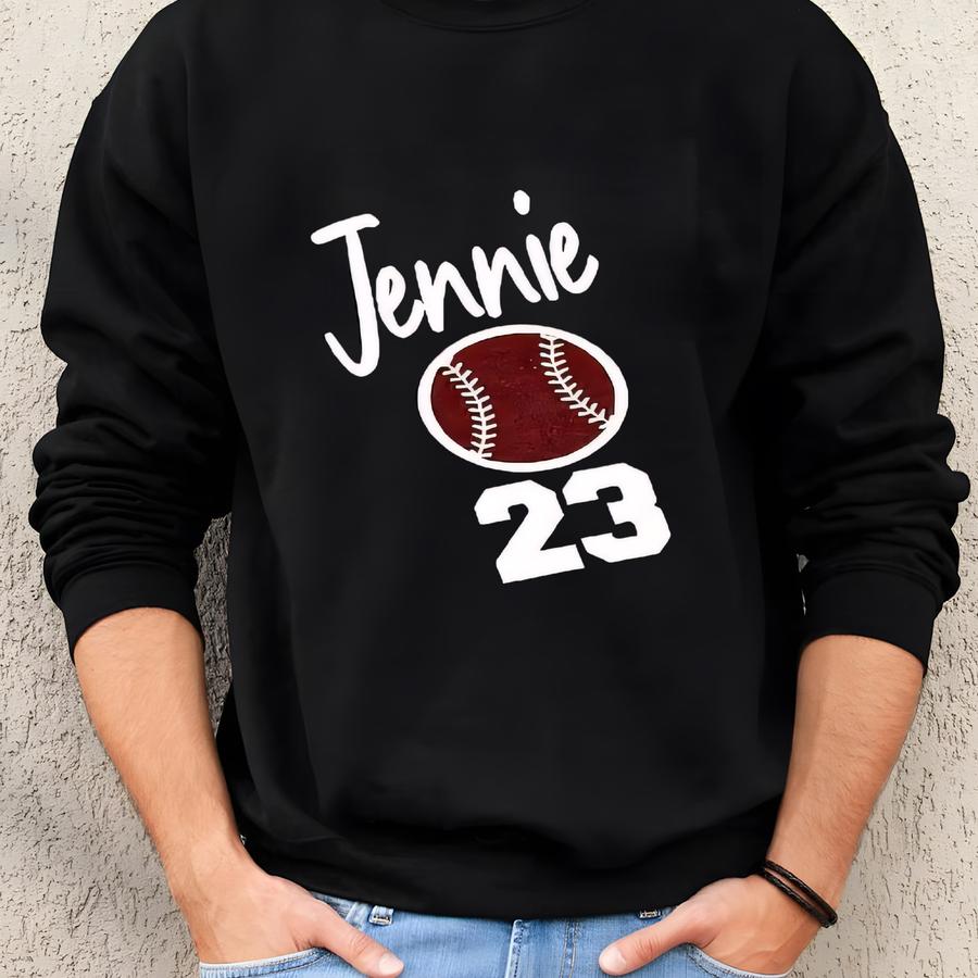 Custom Glitter Softball Sister Sweatshirt, Personalized Softball Sister T Shirt, Customized Softball Sister Gifts, Softball Sister Shirt Sweatshirt
