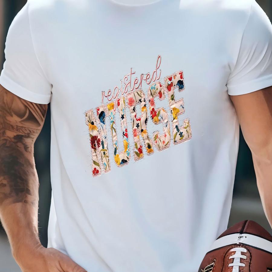 Registered Nurse Sweatshirt, Wildflower Nurse Sweatshirt, Custom Nurse Sweatshirt, Nurse Graduation Sweatshirt, Gift For Nurse T-shirt