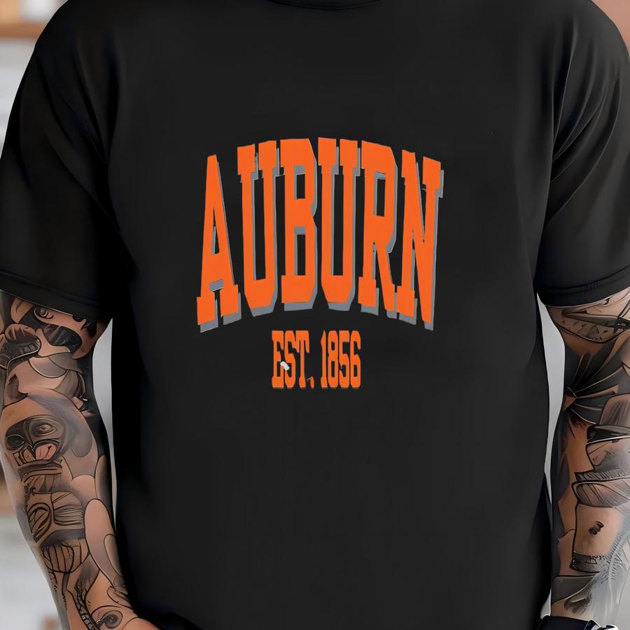 Auburn Sweatshirt, Retro College Crewneck, Cozy University Pullover, Game Day Gift For Students And Fans T-shirt