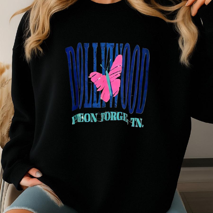 Vintage Dollywood Striped Shirt - Sz Youth/girls S Or M - Single Stitched 90s Sweatshirt