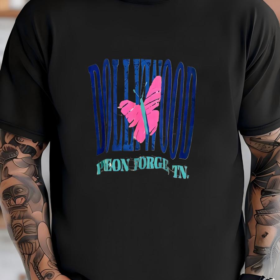 Vintage Dollywood Striped Shirt - Sz Youth/girls S Or M - Single Stitched 90s T-shirt