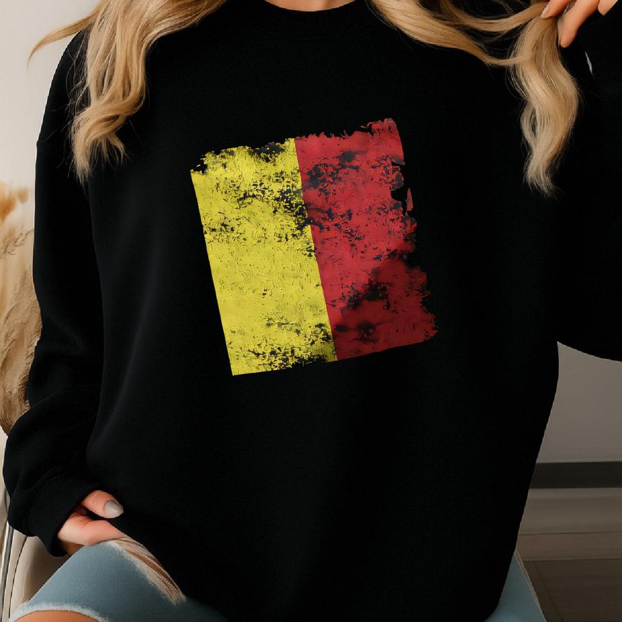Belgium Flag T-shirt Sweatshirt