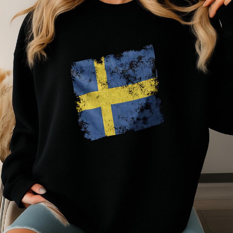Sweden Flag T-shirt Sweatshirt