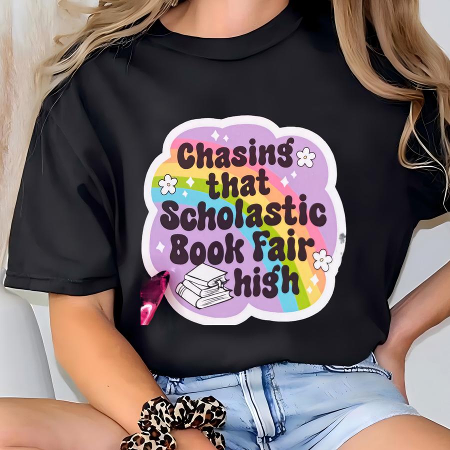 Chasing That Scholastic Sticker | Chasing That Scholastic Decal | Book Aesthetic| Decals For Bookworm | Bookish | Kindle | Laptop | T-shirt