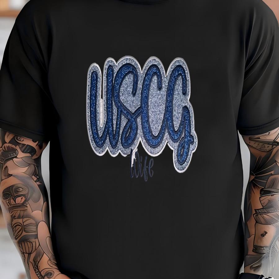 Uscg Wife, Sweatshirt, Uscg, Ie, Ie Wife, Uscg Wife, Ie Mom, Ie Nana, Guard, Us Guard, Military T-shirt