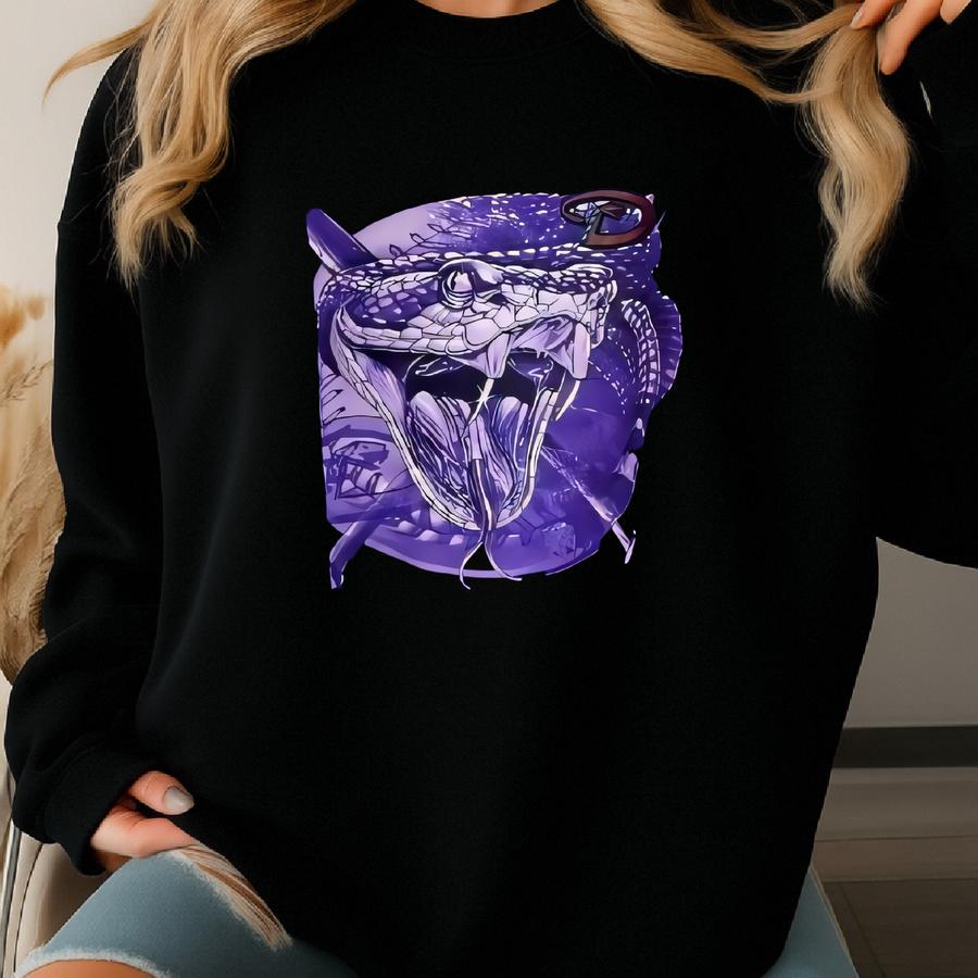 Vintage 00s Arizona/ Diamondbacks/ Football/ Sport Purple T-sihirt (l) Sweatshirt