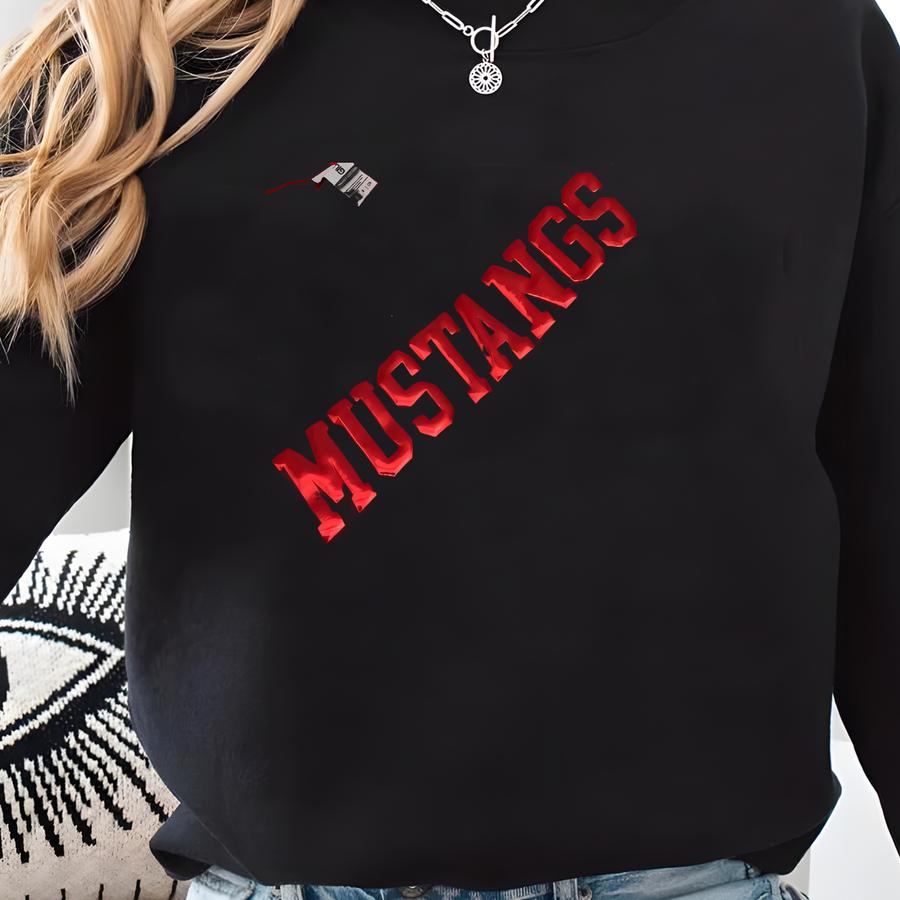 Custom Puff Print Team Name Sweatshirt, Custom School Name Sweatshirt, Custom Team Sweatshirt, Custom Embossed Mascot Sweatshirt Sweatshirt Custom Puff Print Team Name Sweatshirt, Custom School Name Sweatshirt, Custom Team Sweatshirt, Custom Embossed Mascot Sweatshirt Sweatshirt