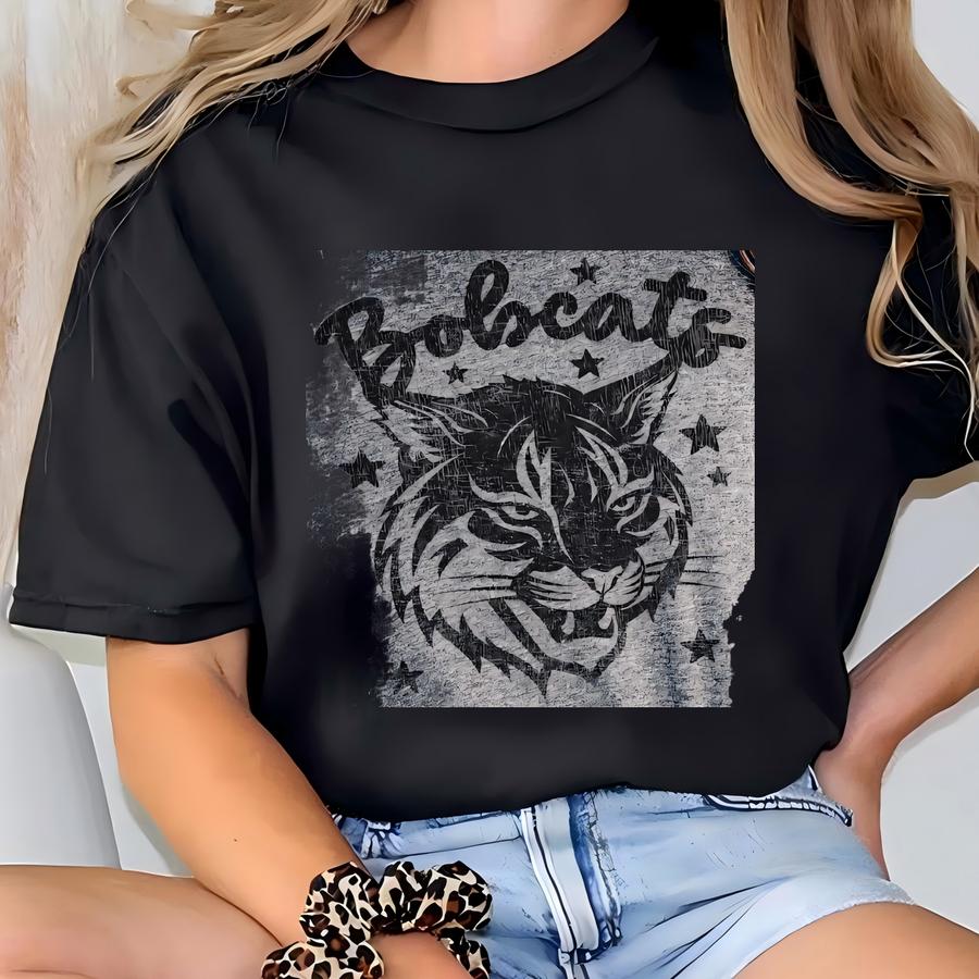 Bobcats Shirt Bobcats Tshirt Women's Bobcats Tee Bobcats Game Day Apparel Bobcats Spirit Wear T-shirt