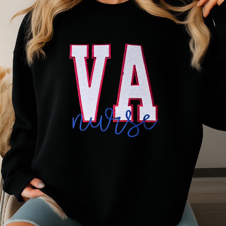 Va Nurse Sweatshirt, Veterans Affairs Nurse, Va Nurse, Gift, Nurse Gift, Gift For Her, Nursing Gift, Nurses Week Sweatshirt