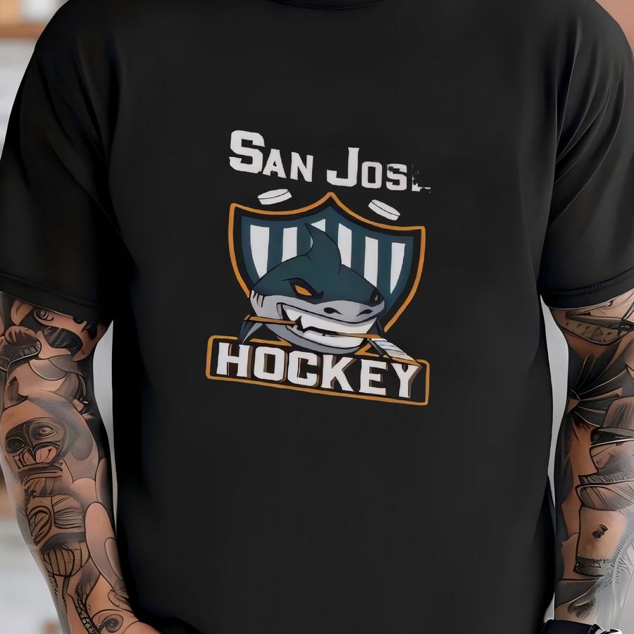 San Jose Hockey Hoodie: Sharks Long Sve Fan Gift T-shirt
