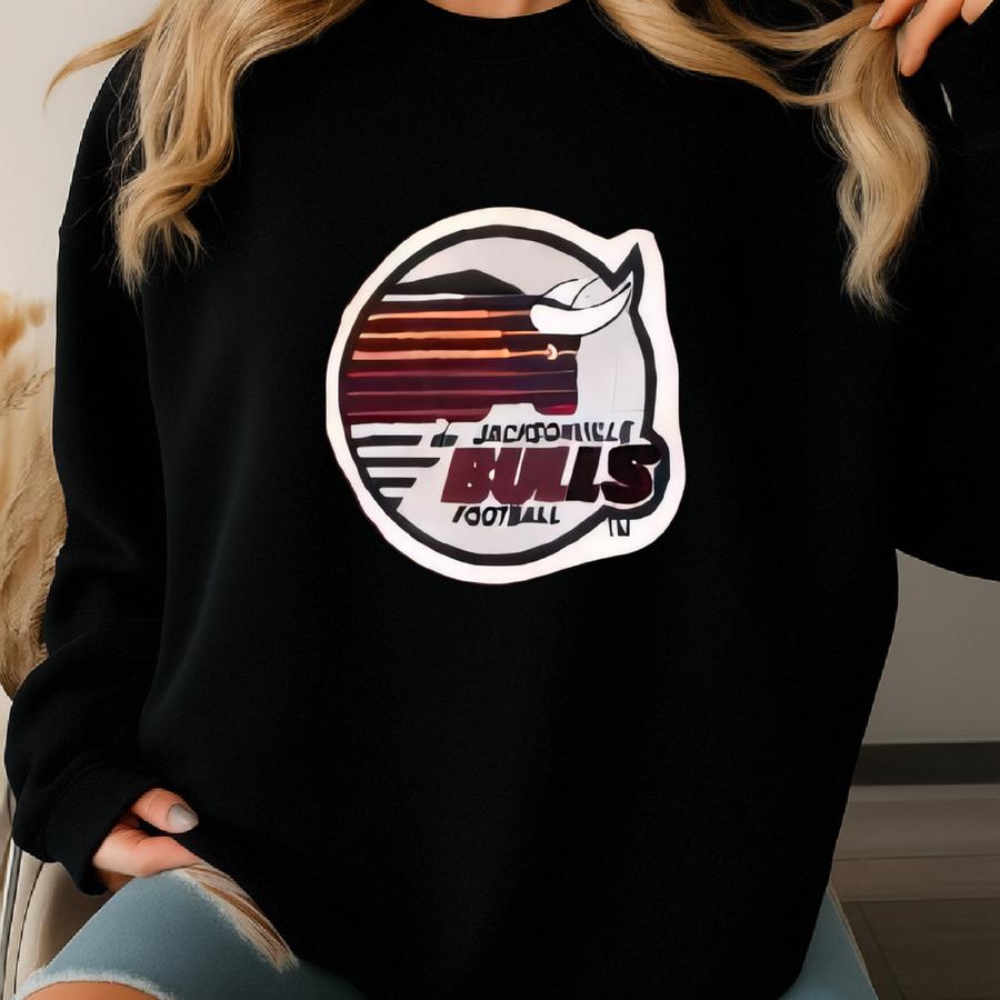 Vintage 1980s Usfl Jacksonville Bulls Maroon Satin Jacket Coat Size Small Football Swingster  Sweatshirt