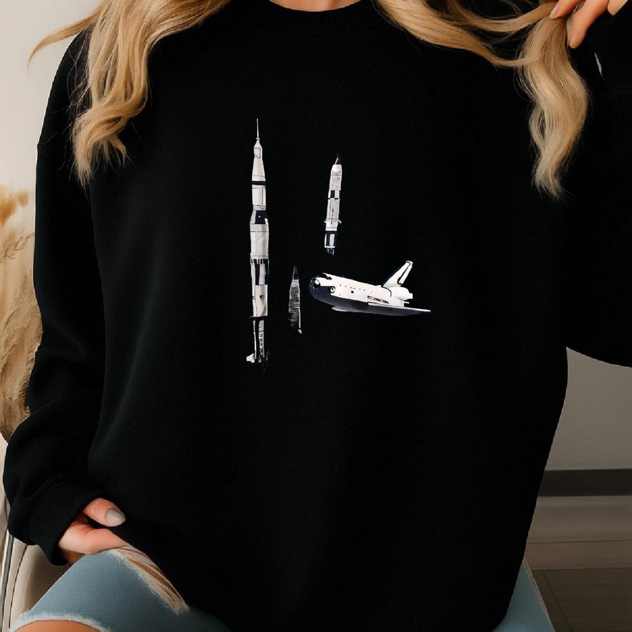90's Kennedy Space Center Space Ship T-shirt Sz Xl (a8207) Sweatshirt