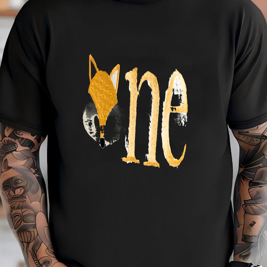 Woodland Fox First Birthday Sweater: Wild One Outfit T-shirt