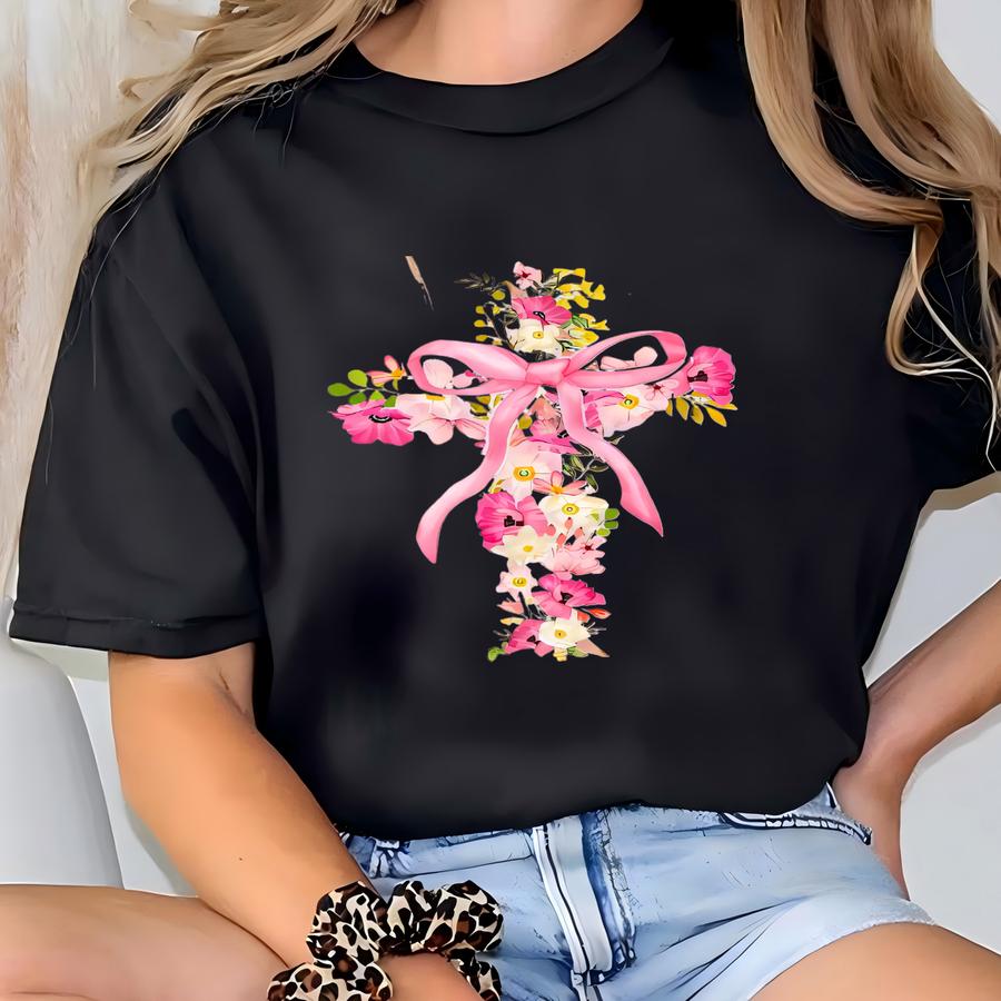 Easter Cross Shirt Adult And Kids T-shirt
