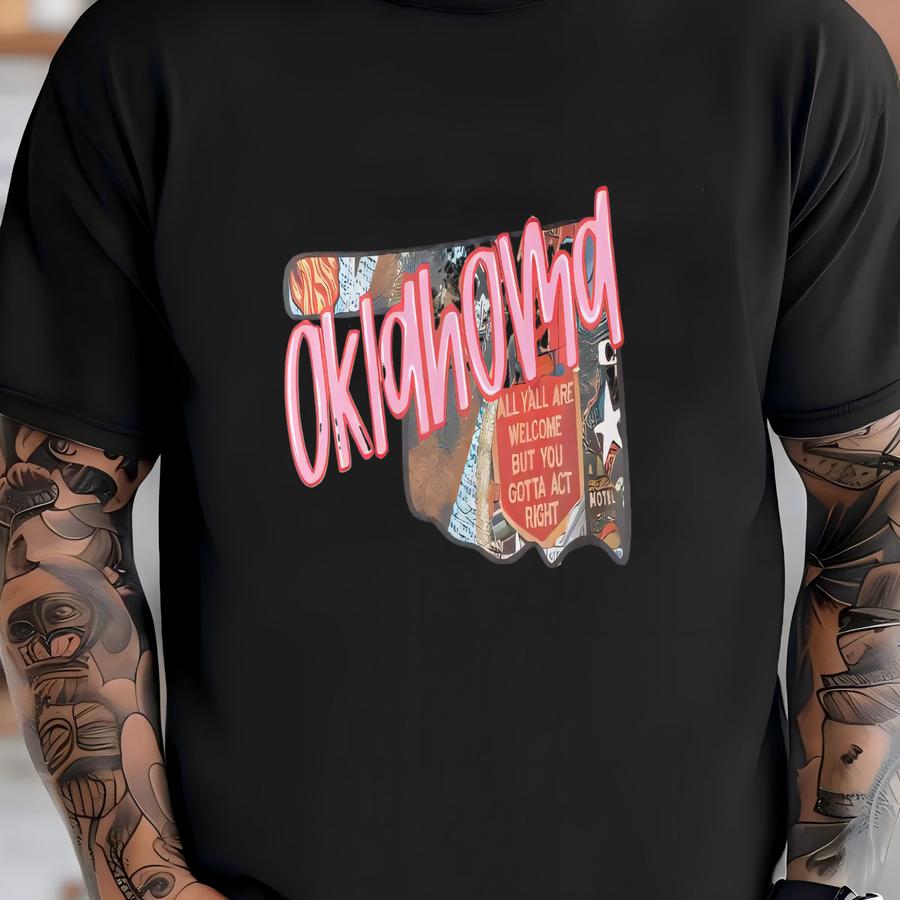 All Y'all Are Welcome (oklahoma) Crewneck Sweatshirt T-shirt