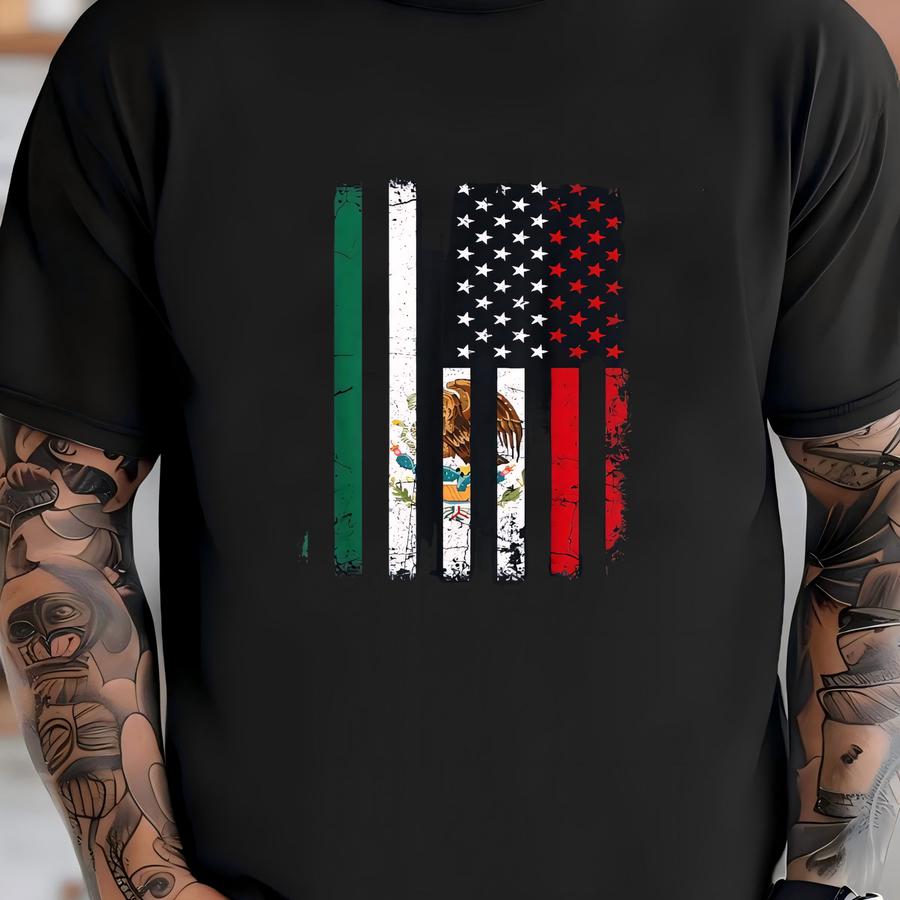 Usa Mexican Flag Hoodie, American Grown With Mexican Roots Hoodie, Mexicans Latino Pride, Independence Day, Mexico Sweatshirt T-shirt