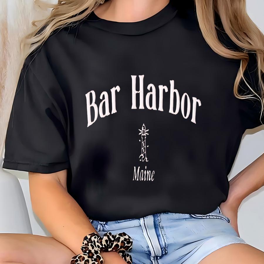 Bar Harbor Maine Sweatshirt, Bar Harbor Crewneck Sweater, Customizable Acadia Maine Shirt, National Park Sweatshirt T-shirt