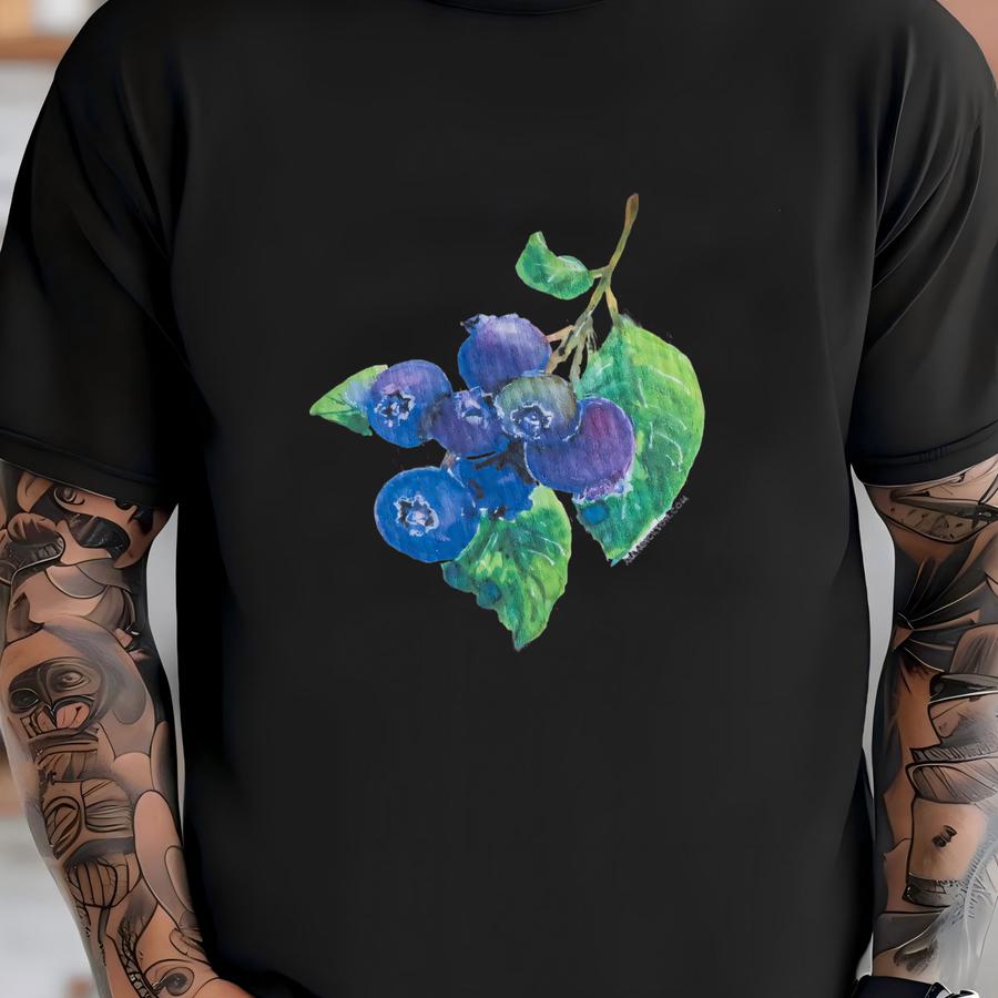 Blueberry Dishcloth Blueberry Ecofriendly Dishcloth Blueberry Swedish Dishcloth Blue Berry Gift For Mom Blueberry Birthday Blueberry Art T-shirt