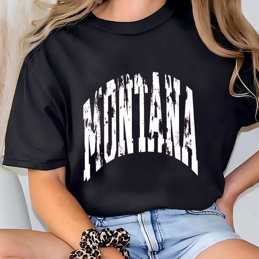 Vintage Montana Sweater, Retro Montana Sweater, Vintage Montana Sweatshirt, Montana State Sweater, Montana Souvenir Sweater, Montana Gifts T-shirt
