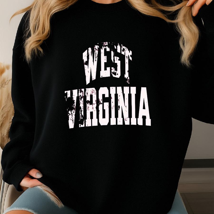 Vintage West Virginia Sweater, Retro West Virginia Sweater, Vintage West Virginia Sweatshirt, Wv State Sweater, Wv Souvenir Sweater, Wv Gift Sweatshirt