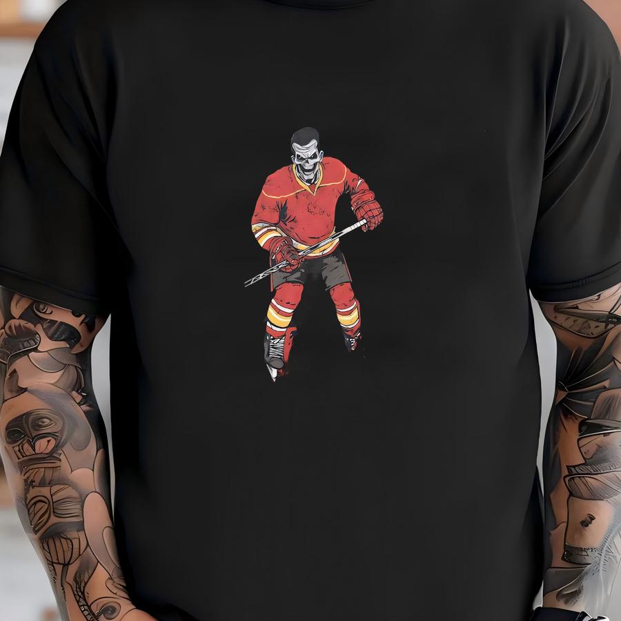 Calgary Hockey Shirt, Calgary Flame Sports Tee, Ice Hockey Team Clothing, Hockey Fan Gift, Hockey Lover Apparel, Vintage, Calgary Alberta T-shirt