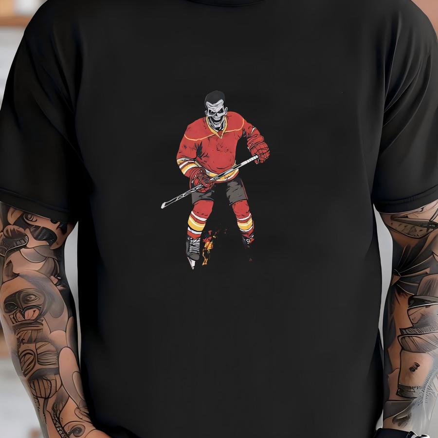 Calgary Hockey Crewneck, Calgary Flame Sports Sweatshirt, Ice Hockey Team Clothing, Hockey Fan Gift, Hockey Lover, Vintage, Calgary Alberta T-shirt