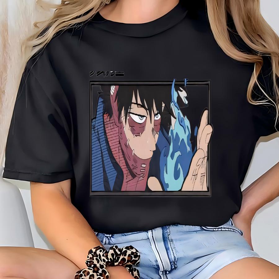 Anime Sweatshirt: Blueflame Cremation Design T-shirt