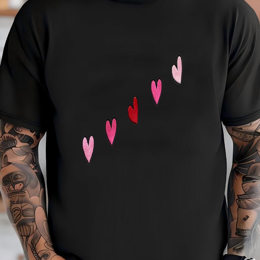 Valentines Heart Sweatshirt, Mini Heart Sweatshirt, Cute Valentine's Sweatshirt, Valentines Day Gift, Galentine Sweatshirt T-shirt