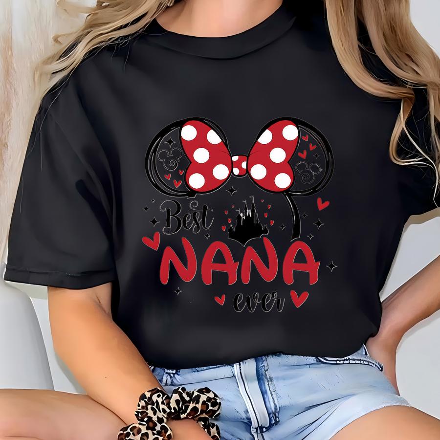 Best Nana Ever Hoodie, Mouse Nana Shirt, Nana Shirt, Mothers Day Gifts For Nana, Nana Birthday Gift, Cute Nana Tshirt T-shirt
