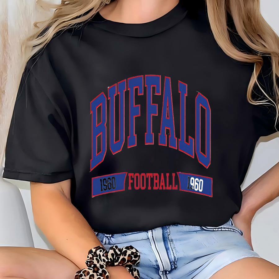 Vintage Buffalo Football Sweatshirt, Buffalo Fan Crewneck, Game Day Sweatshirt, Buffalo Football Fan Shirt, New York Sweatshirt, Bill Shirt T-shirt