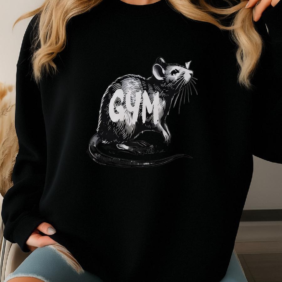 Gymrat Shirt, , Gym Rat Pump Cover, Fitness Lovers Gift, Gym Clothes, Gift For Bodybuilder, Gym Pumpcover, Weightlifter Gift Sweatshirt