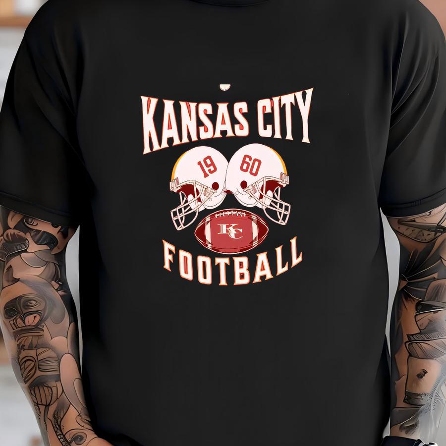 Kansas City Football Sweatshirt Comfort Colors Unisex Fan Apparel Shirt