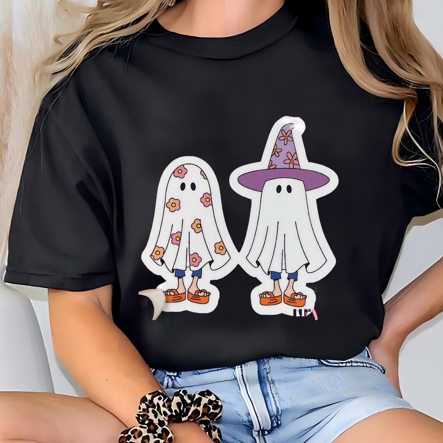 Y2k Lizzie Mcguire Ghost Sticker: Halloween Witchy Vibes T-shirt
