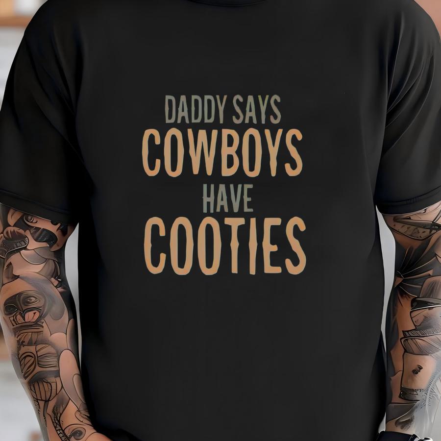 Cowboys Have Cooties Youth Crewneck Sweatshirt T-shirt