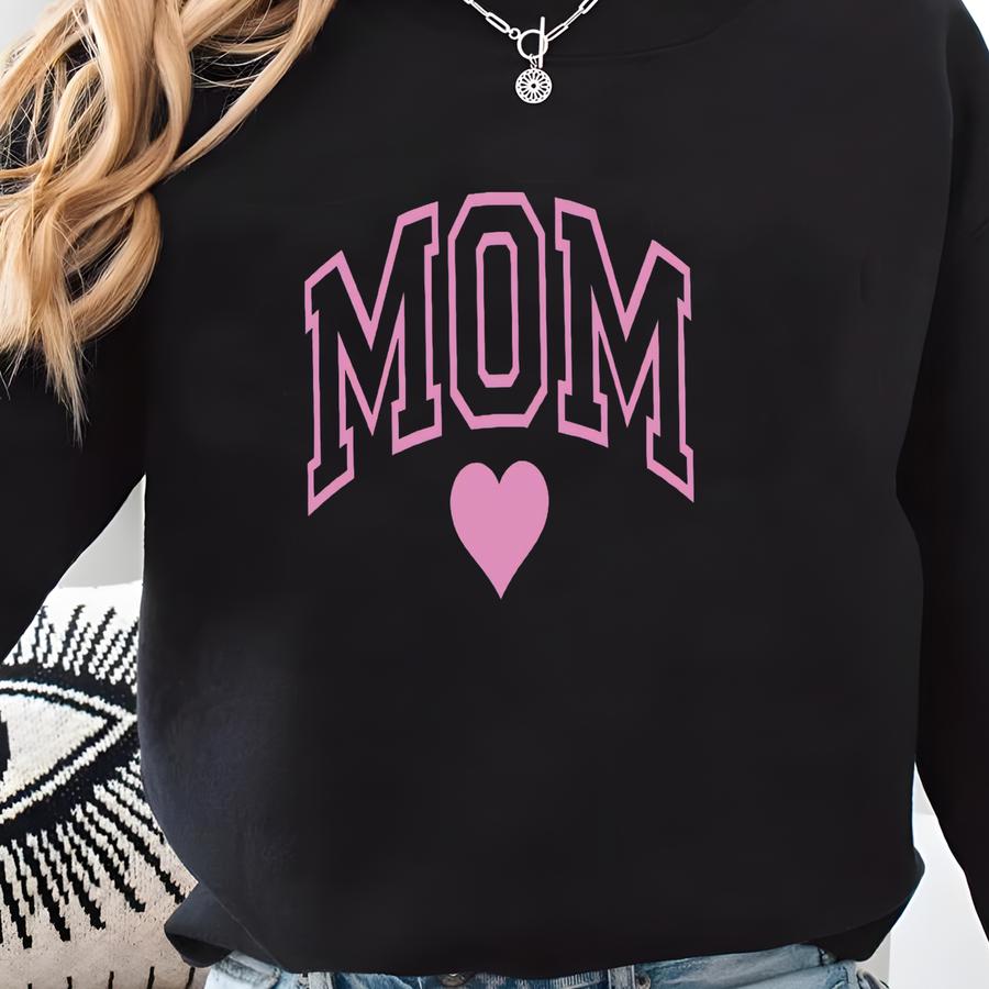 Mom Sweatshirt, New Mom Sweater, Pregnancy Announcement Hoodie, Gift For Mom Crewneck, Mother's Day Gift For Mom, Mom Life Sweatshirt Sweatshirt