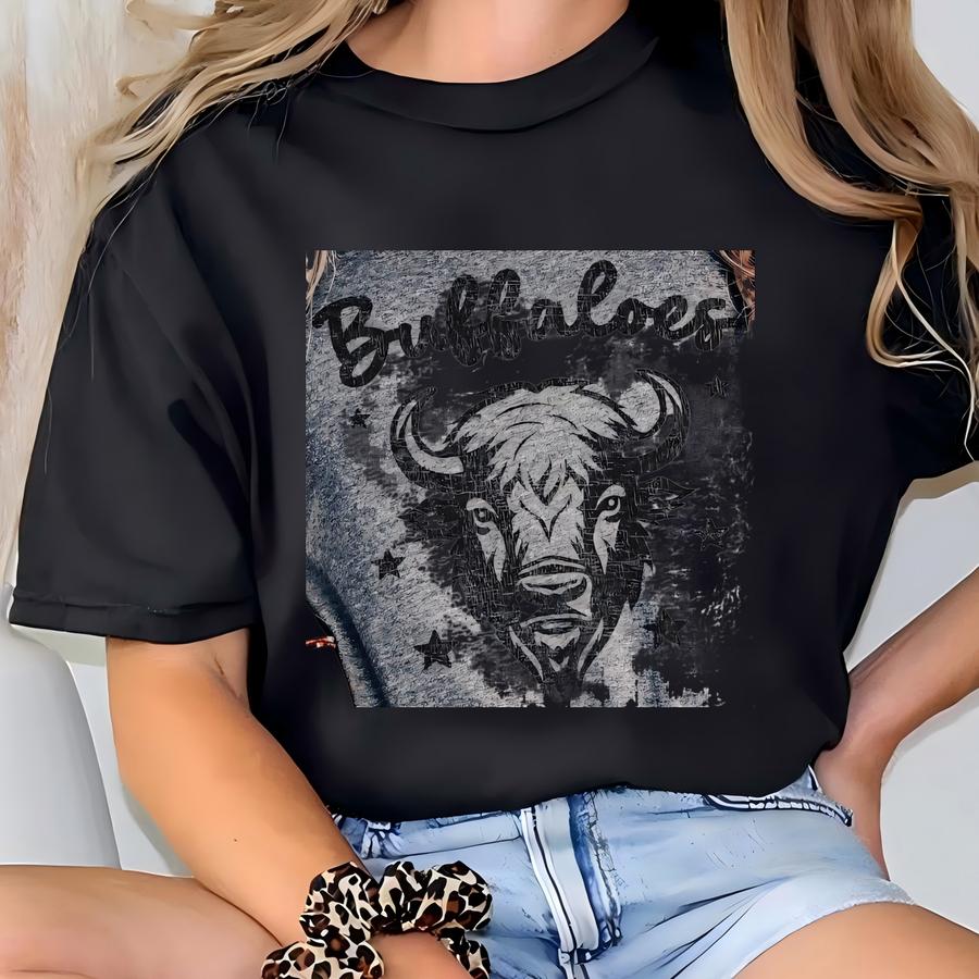Buffaloes Shirt Buffaloes Tshirt Women's Buffaloes Tee Buffaloes Game Day Apparel Buffaloes Spirit Wear Buffaloes Macot T-shirt