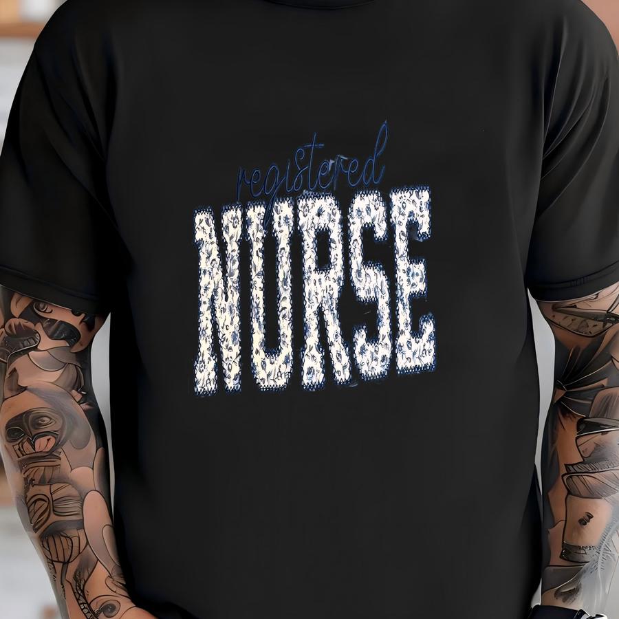 Registered Nurse Sweatshirt, Custom Rn Sweatshirt, New Nurse Gift, Cute Rn Nurse Graduation Sweatshirt, Cozy Gift For Nurse T-shirt