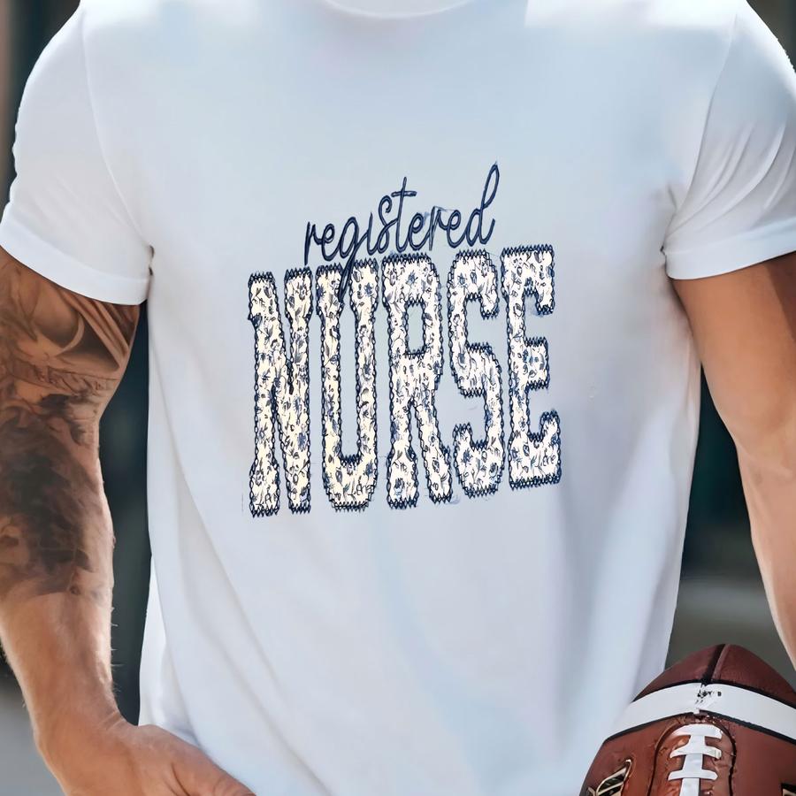 Registered Nurse Sweatshirt, Custom Rn Sweatshirt, New Nurse Gift, Cute Rn Nurse Graduation Sweatshirt, Cozy Gift For Nurse T-shirt