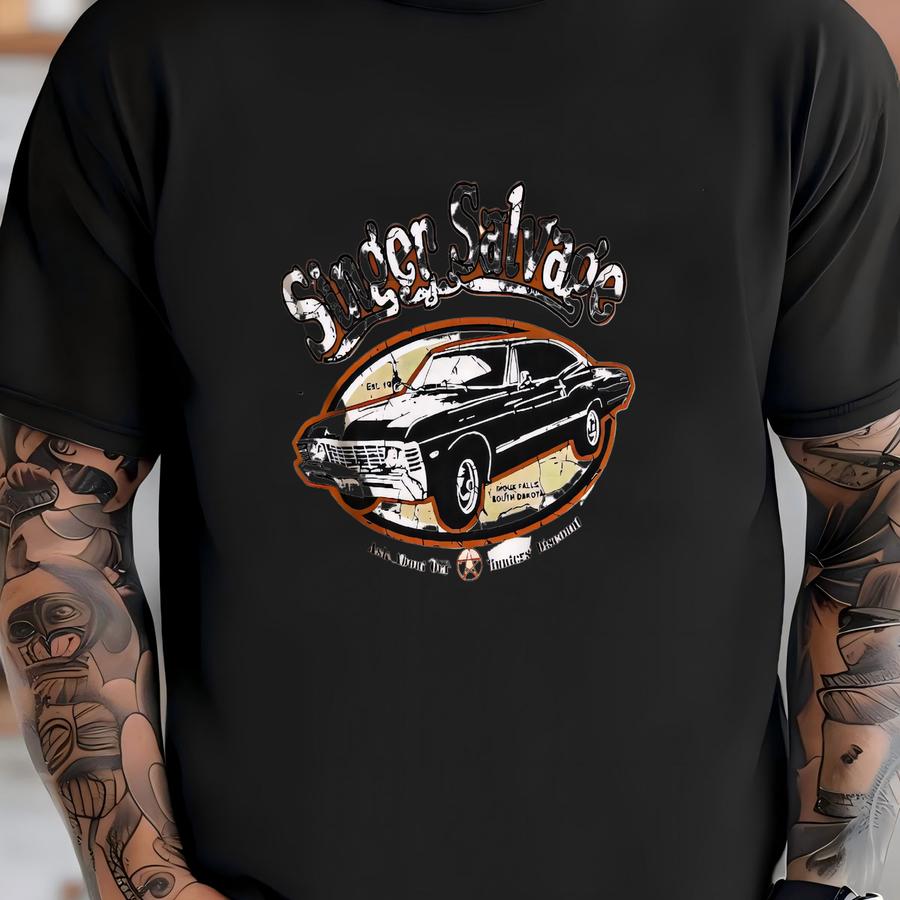 Vintage Supernatural Singer Salvage Shirt - Dean Winchester Shirt, Dean Winchester Tshirt, Sam Winchester Shirt, Winchester Brothers Shirt T-shirt